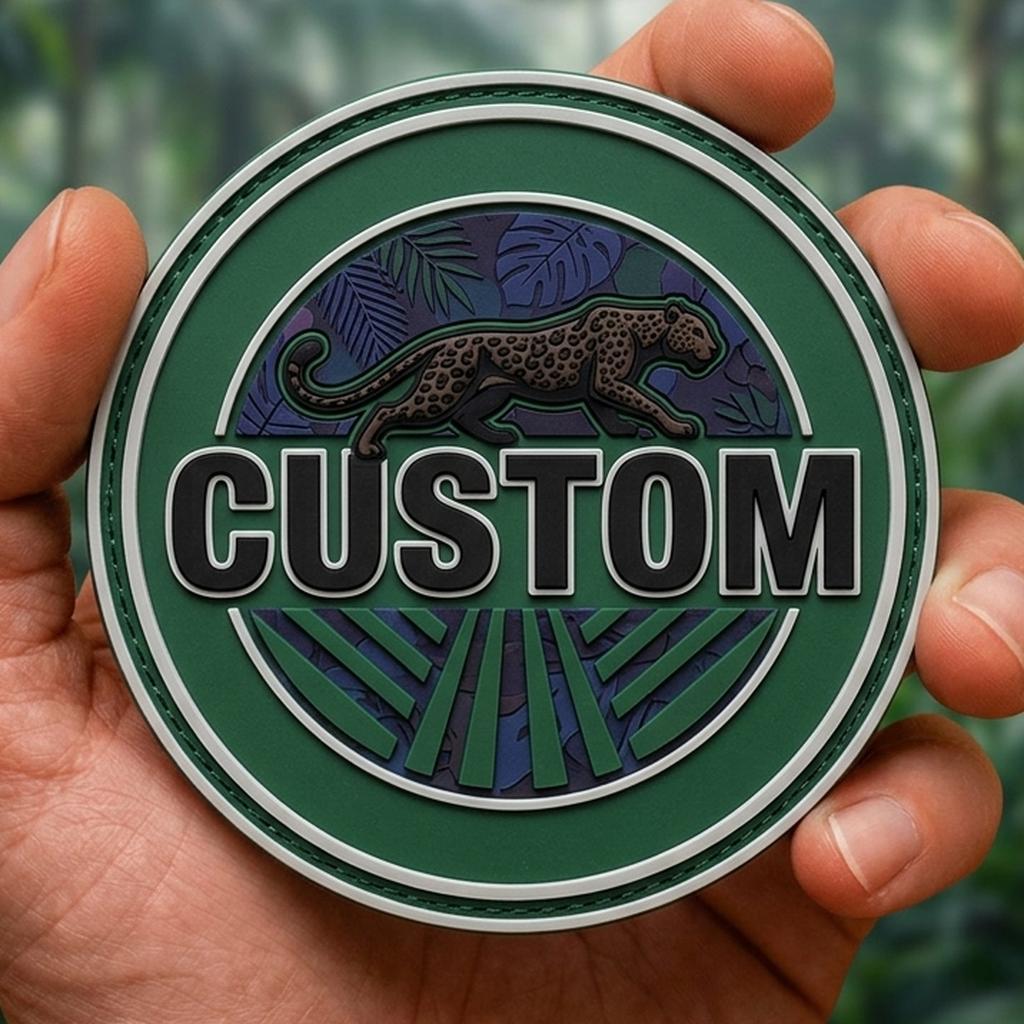 Outdoor Adventure Logo - Insignia de Goma Personalizada con Logotipo