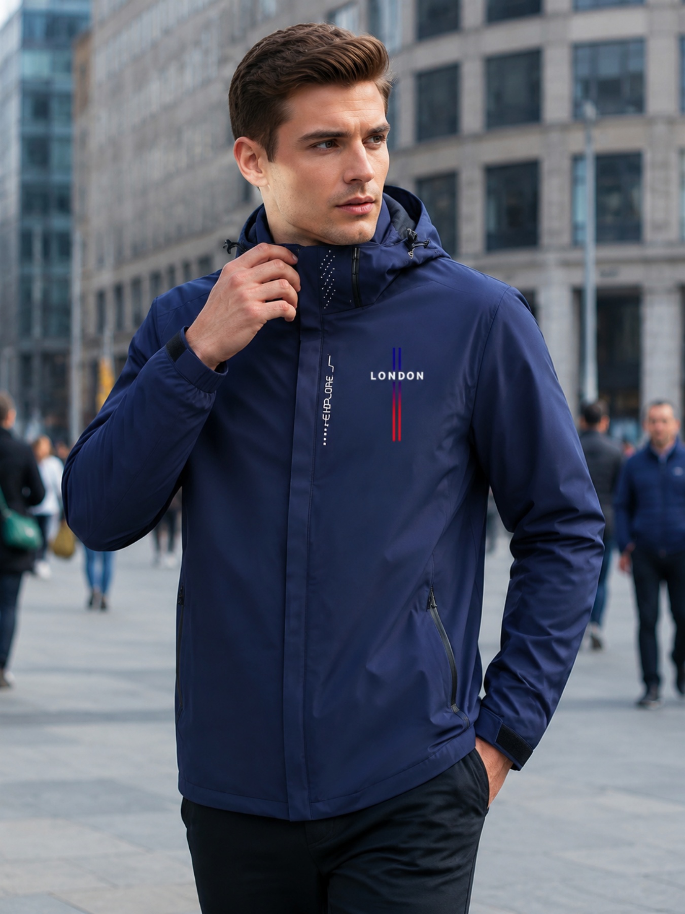 Outdoor Adventure Outfit - Chaqueta con Cremallera para Primavera y