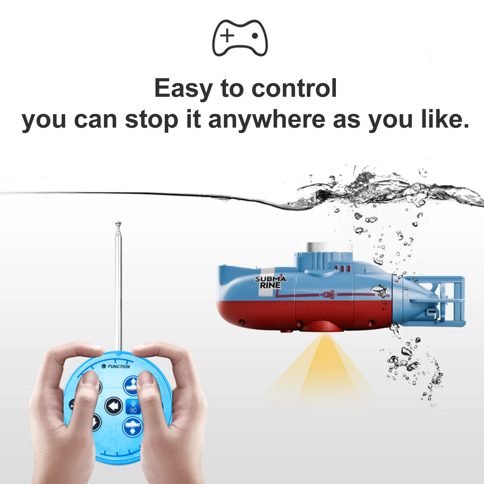 Mini Submarino RC de Simulació - Outdoor Adventure For Kids reseña y precio