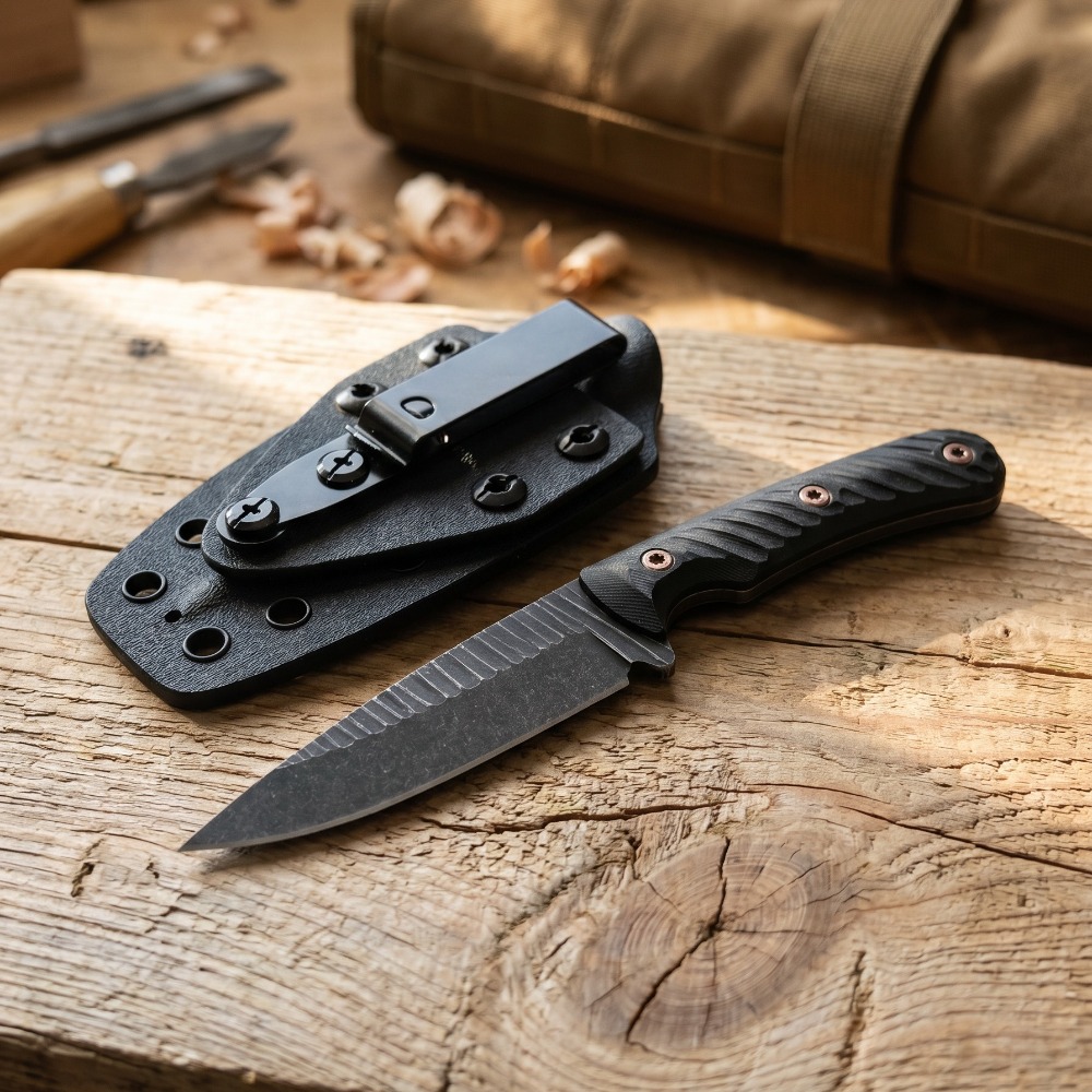 Cuchillo Bushcraft de Espiga C - Survival Knife Full Tang reseña y precio
