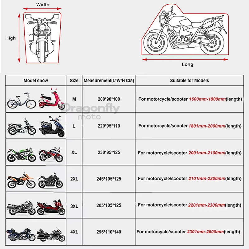 Cubierta impermeable para moto - Outdoor Adventure Logo reseña y precio