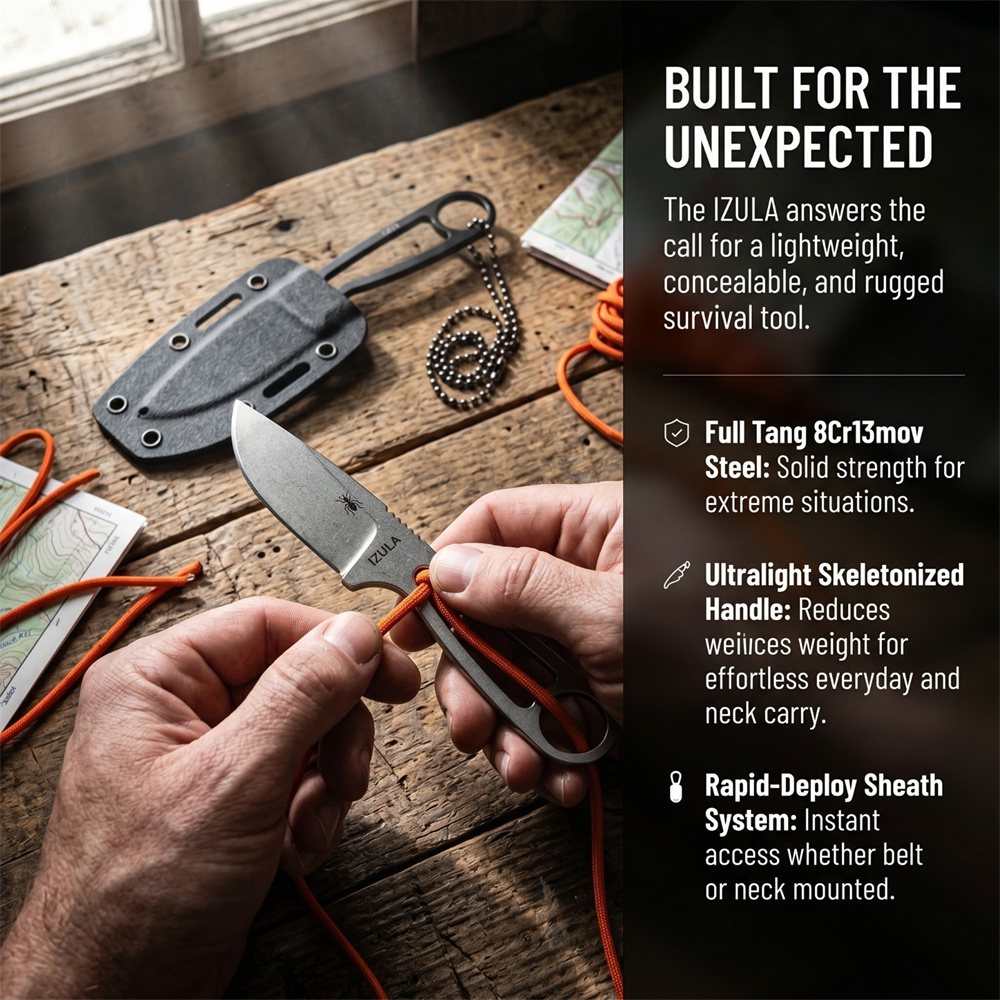 Cuchillo de Supervivencia de H - Survival Knife Full Tang reseña y precio