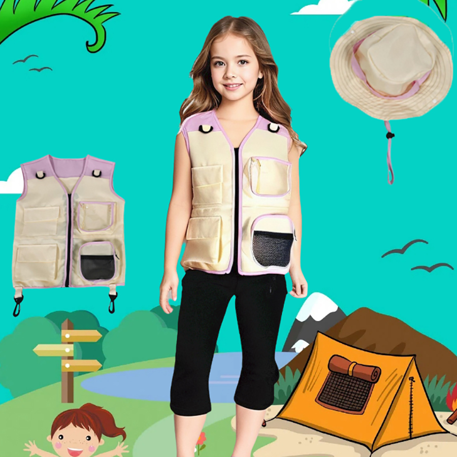 Chaleco de explorador para niñ - Outdoor Adventure Outfit reseña y precio