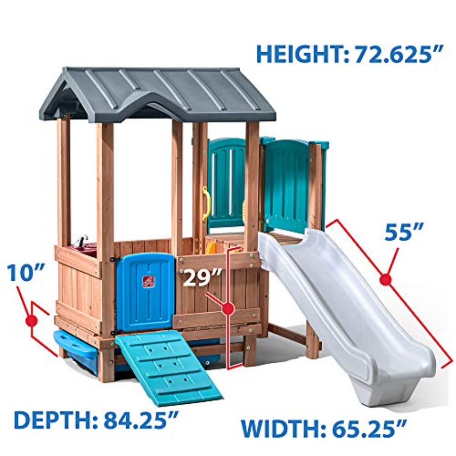 Woodland Adventure Playhouse & - Outdoor Adventure For Kids reseña y precio