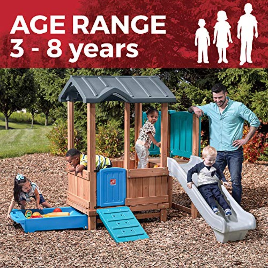 Woodland Adventure Playhouse & - Outdoor Adventure For Kids reseña y precio
