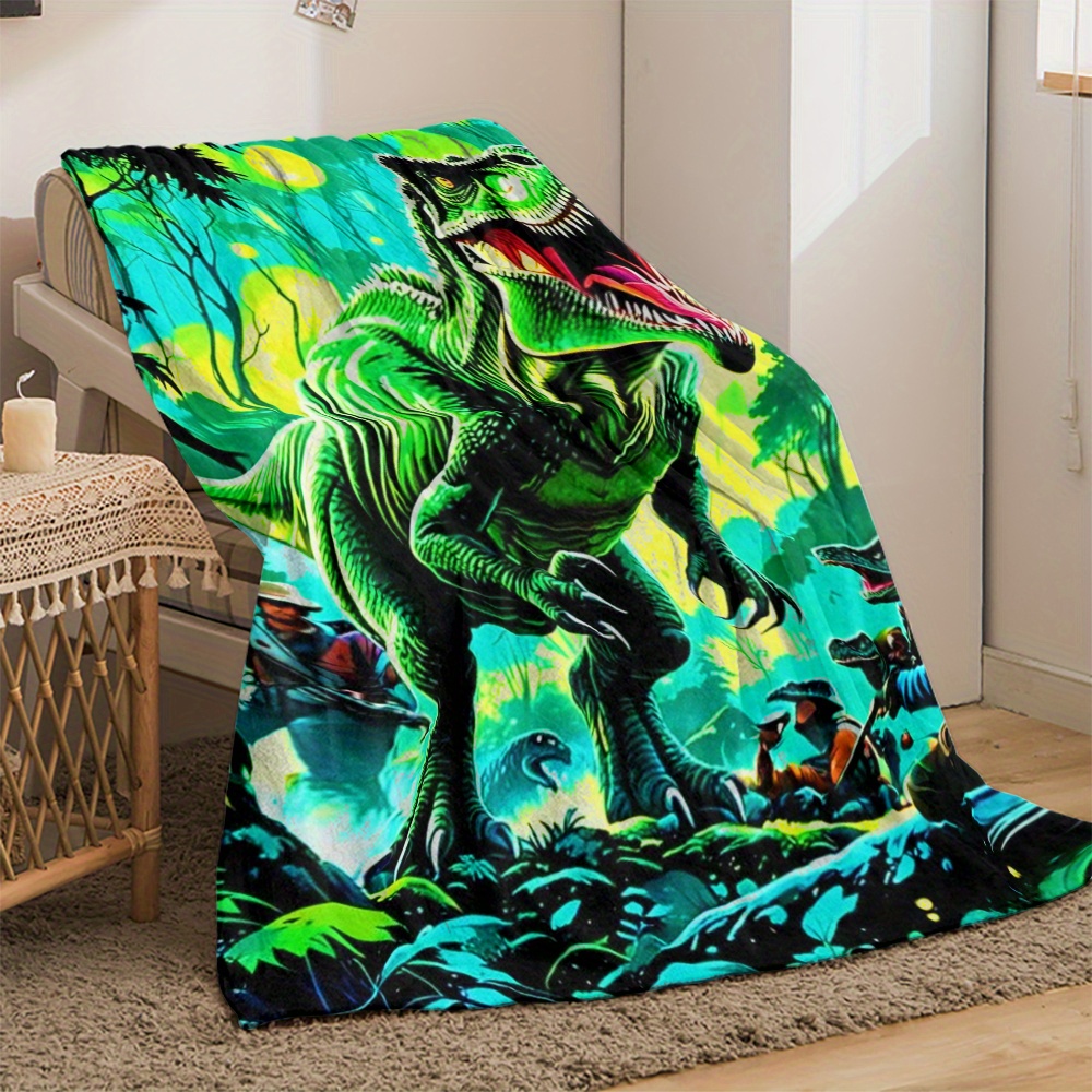 Manta polar de dinosaurio T Re - Outdoor Adventure For Kids reseña y precio