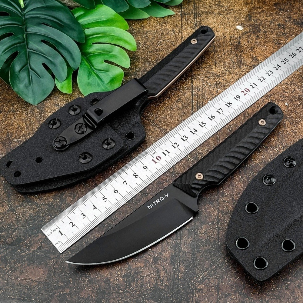 Cuchillo de Hoja Fija NITRO-V  - Survival Knife Full Tang reseña y precio