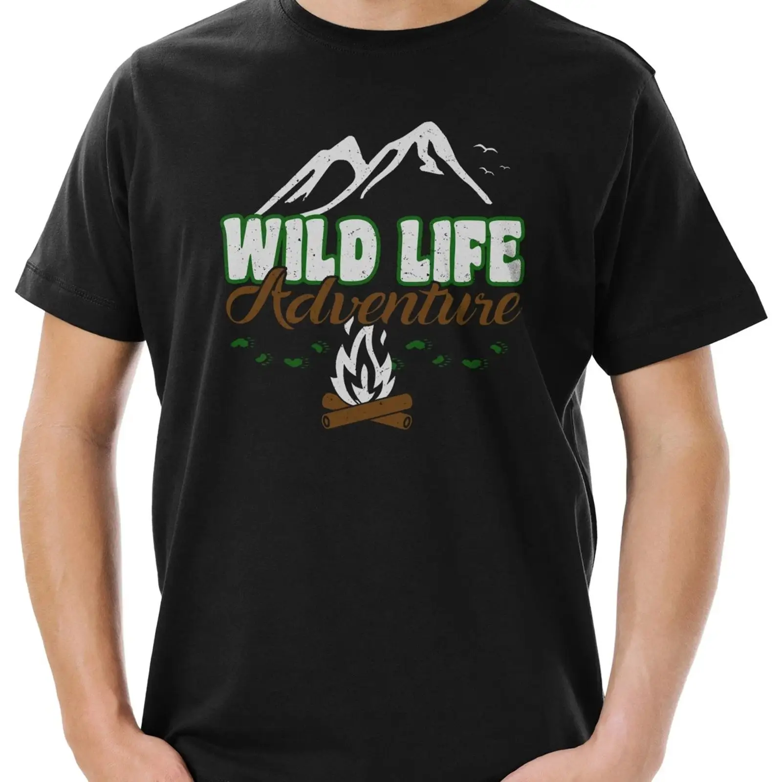Camiseta con logotipo de Wild  - Outdoor Adventure Logo reseña y precio